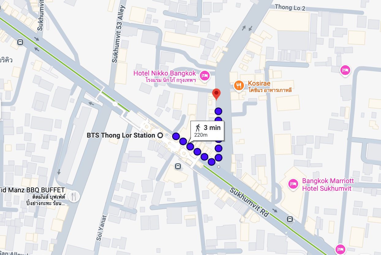 Map preview of Junee Massage